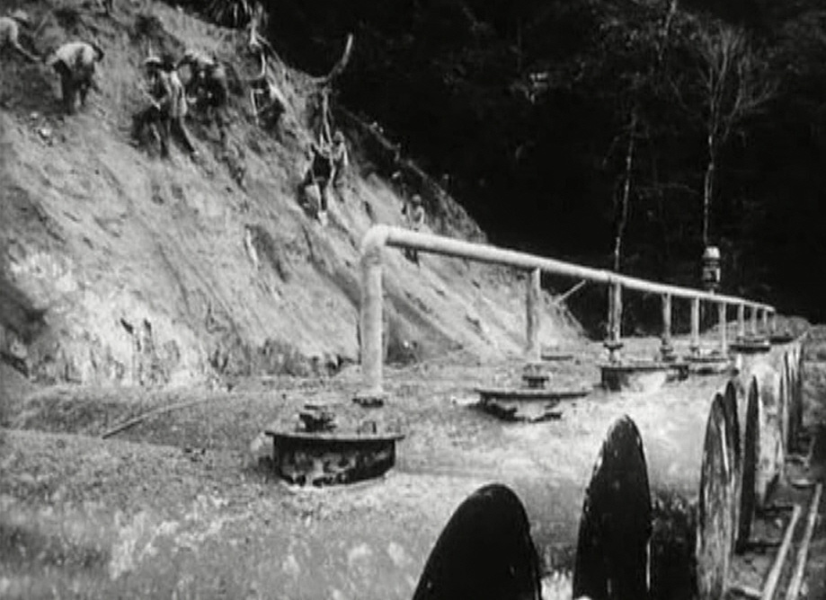 a fuel depot on the Ho Chi Minh Trail