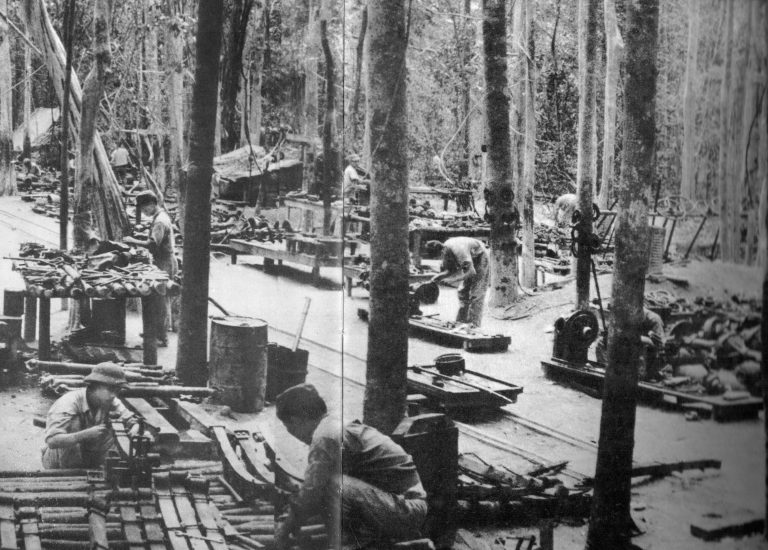 a station on the Ho Chi Minh Trail