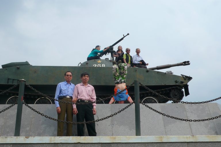 an amphibious tank from the Vietnam War