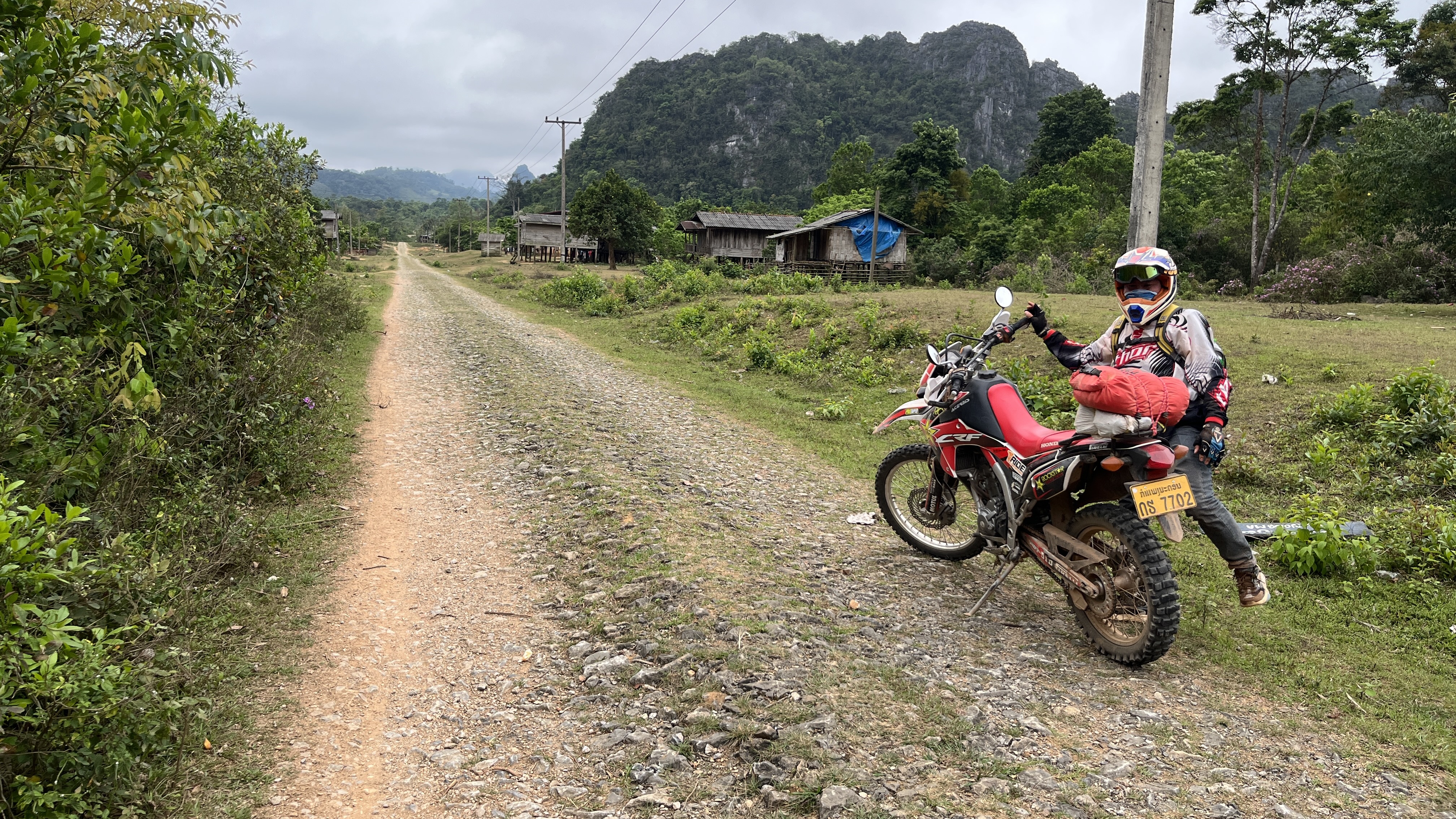 cooblestones on the Ho Chi Minh Trail