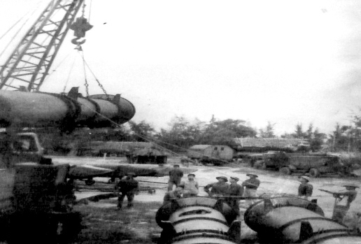 missiles being transported during the Vietnam War