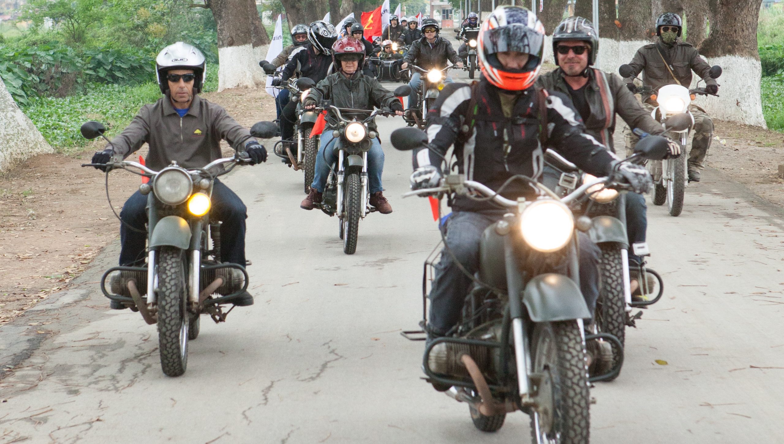 Charley Boorman riding with Explore Indochina