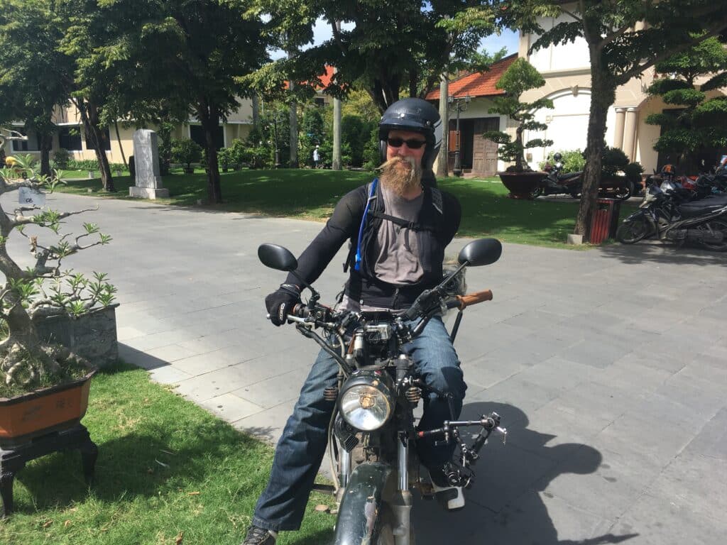 the BBC presenter we customised a Ural for during the filming of BBC: Without Limits