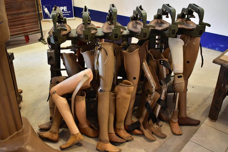 a selection of COPE's prosthetics