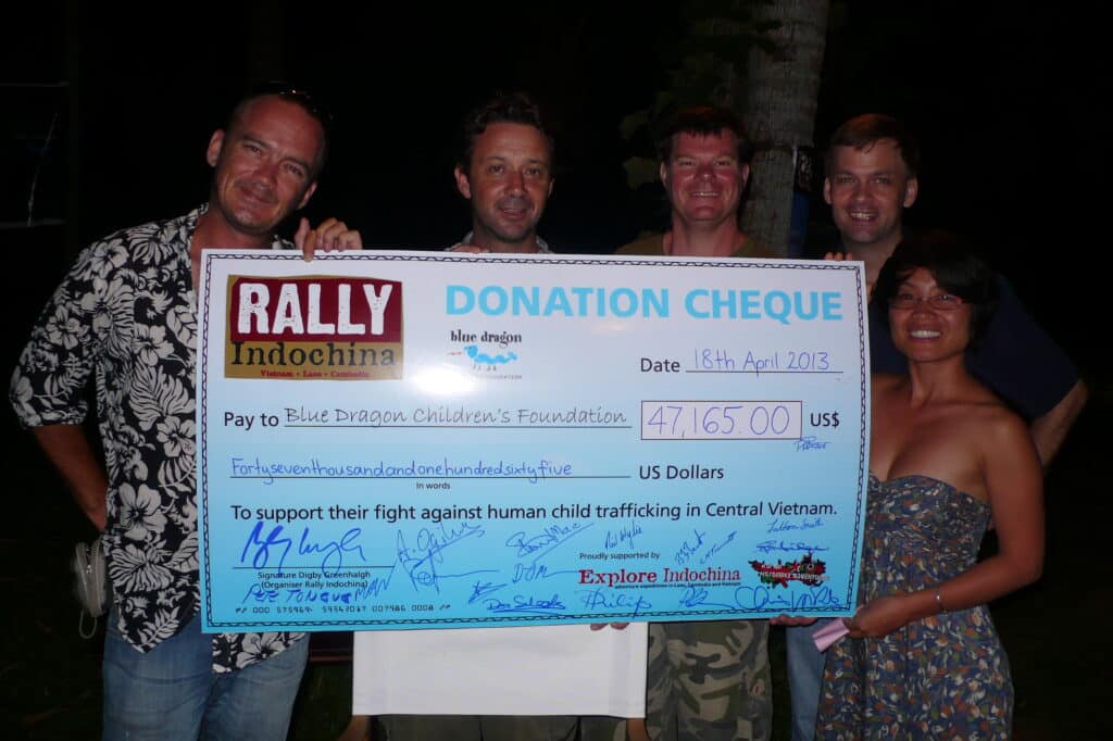 Cheque ceremony in 2013