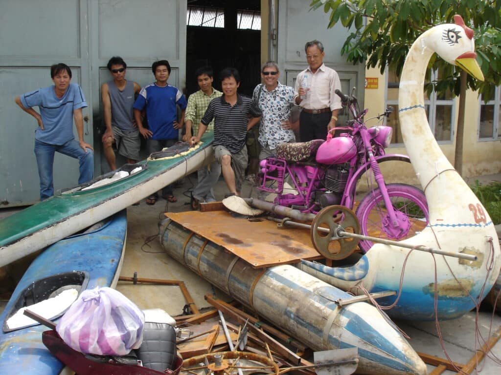 Getting the Swan Minsk ready for the Top Gear Vietnam Special