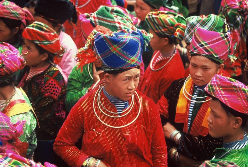 Hmong girl in Khau Vai market