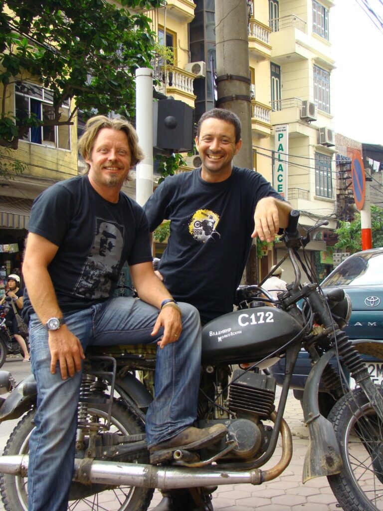 Charlie Boorman and Digby Greenhalgh