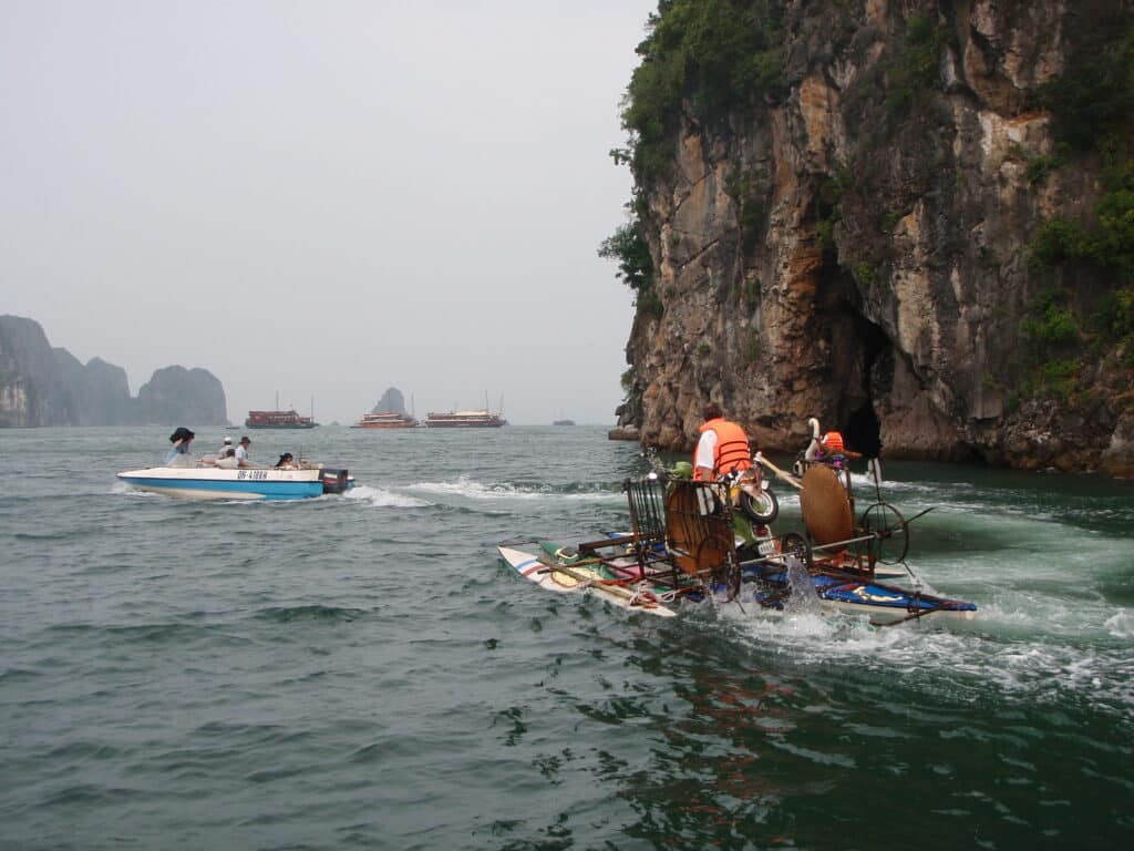 Filming Jeremy Clarkson on Ha Long Bay for Top Gear's Vietnam Special