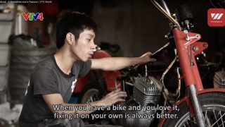shot from a documentary about motorbikes from Vietnamese TV channel, VTV4